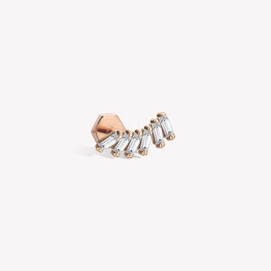 Royal Baguette Stud Piercing