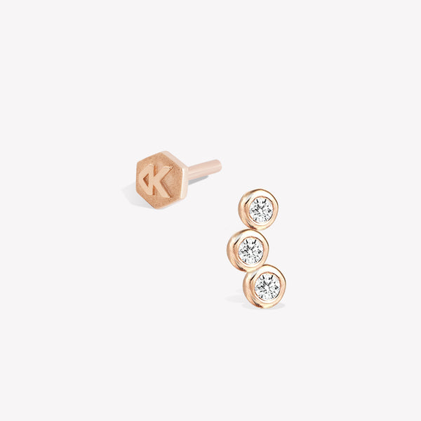 Trio Bubble Stud Piercing