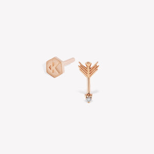 Arrow Stud Piercing