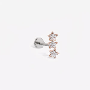 Trio Star Stud Piercing