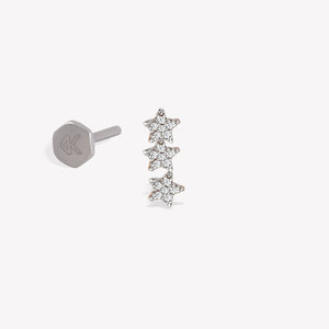 Trio Star Stud Piercing
