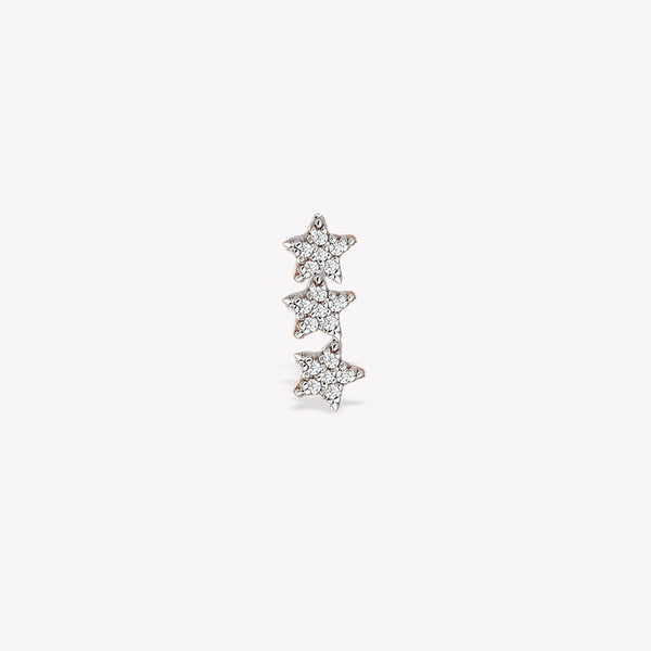 Trio Star Stud Piercing