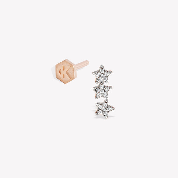 Trio Star Stud Piercing