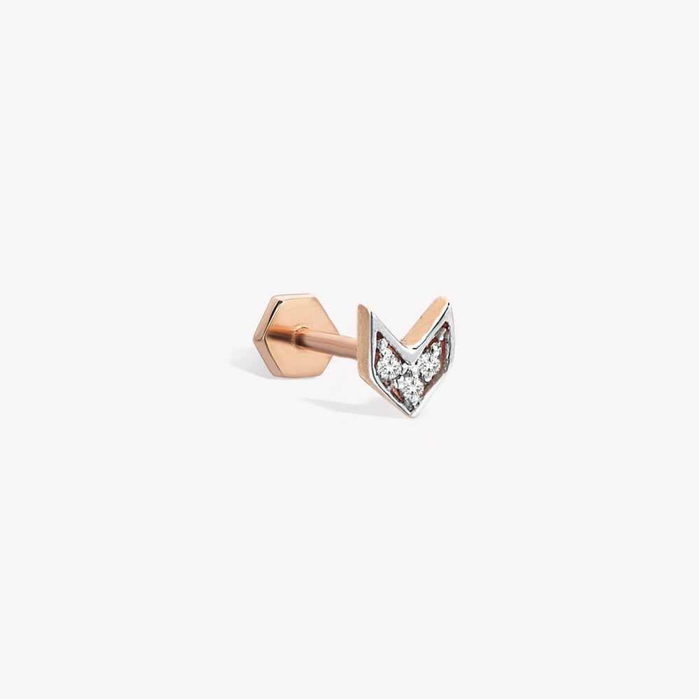 Chevron Stud Piercing