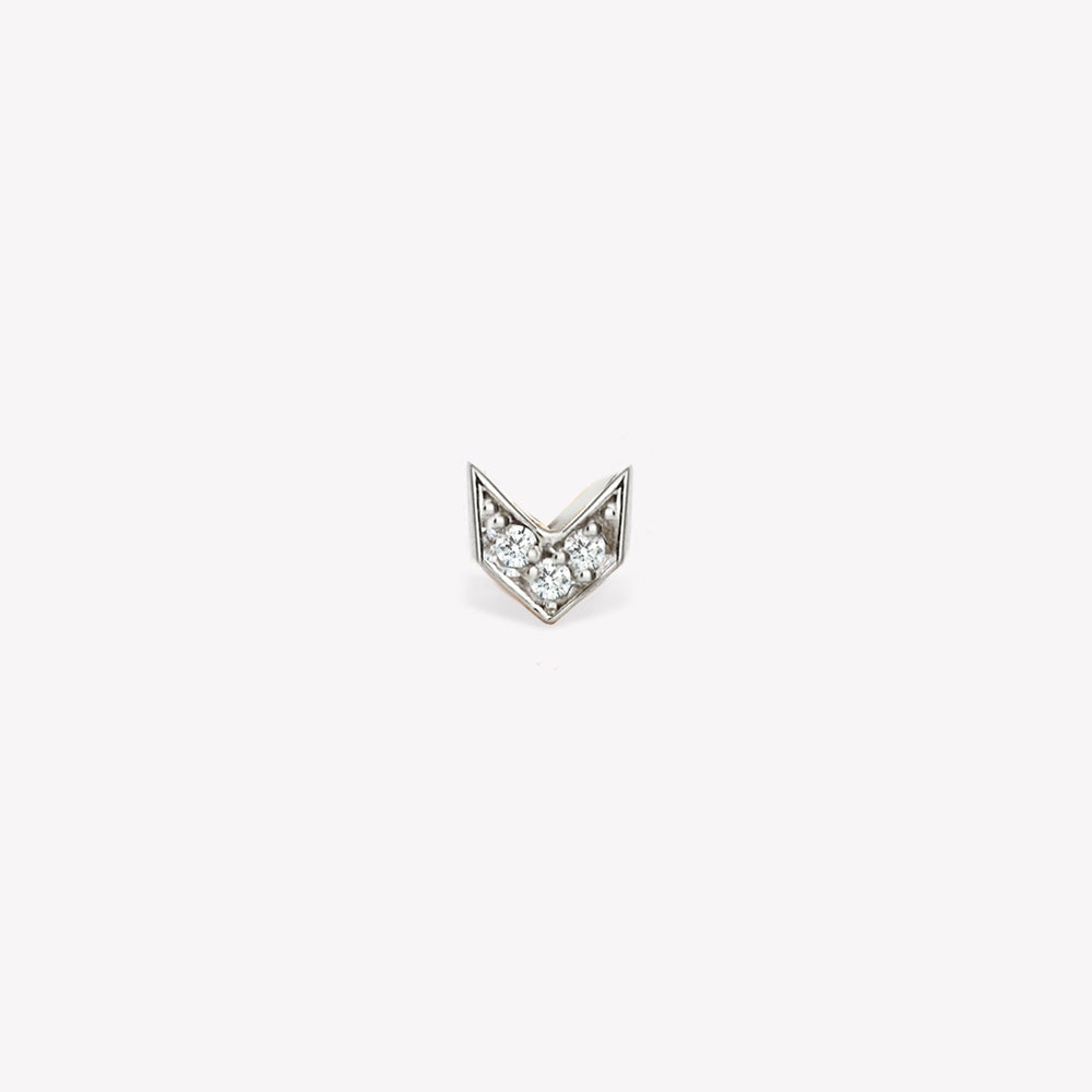 Chevron Stud Piercing