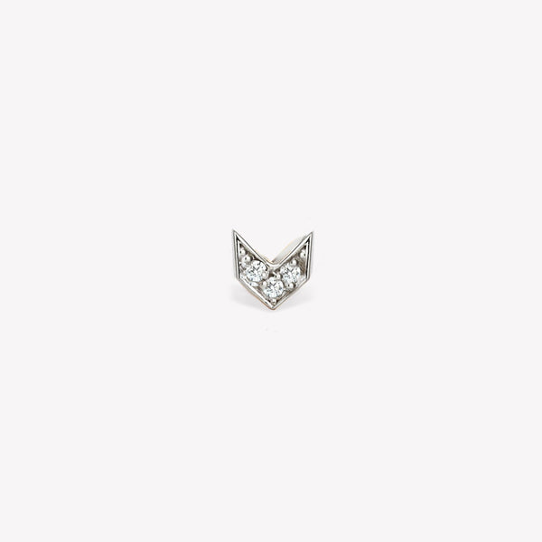 Chevron Stud Piercing
