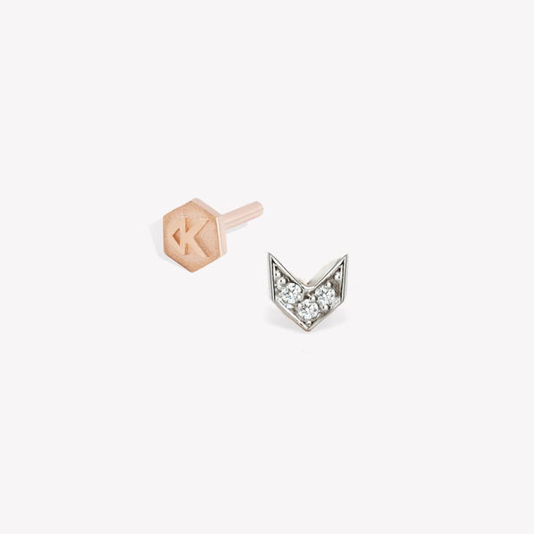 Chevron Stud Piercing