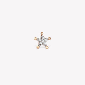 Sheriff Star Stud Piercing