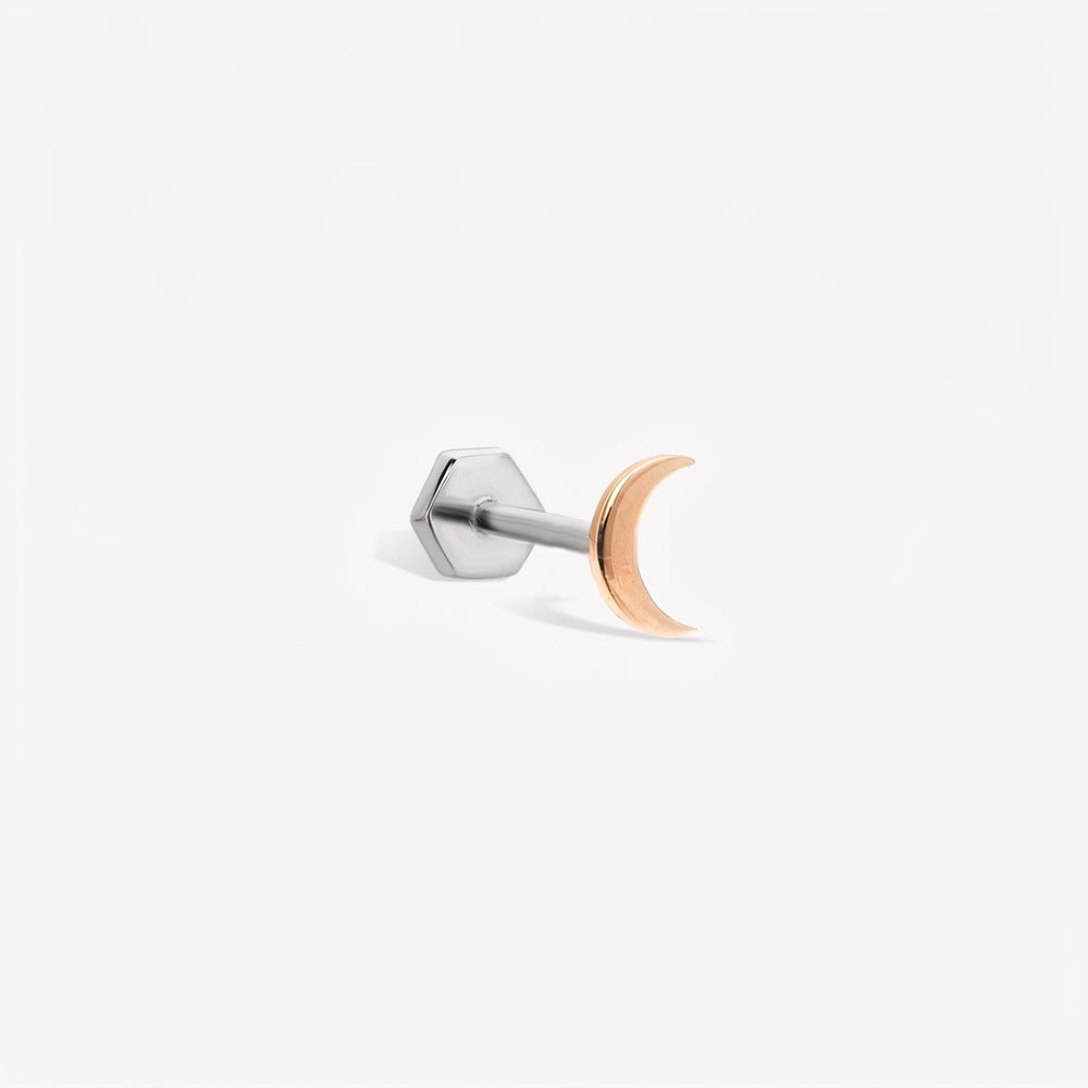 Moon Stud Piercing