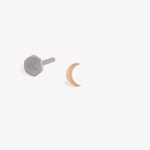 Moon Stud Piercing