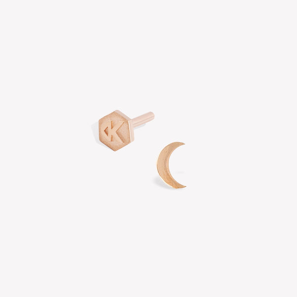 Moon Stud Piercing