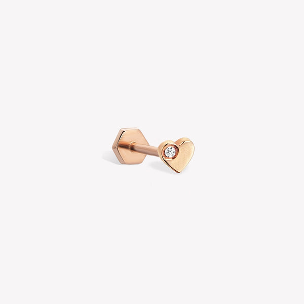 Heart Stud Piercing
