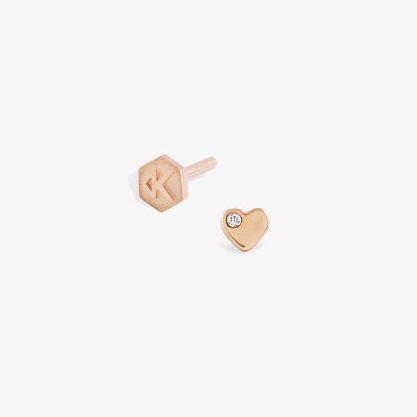Heart Stud Piercing