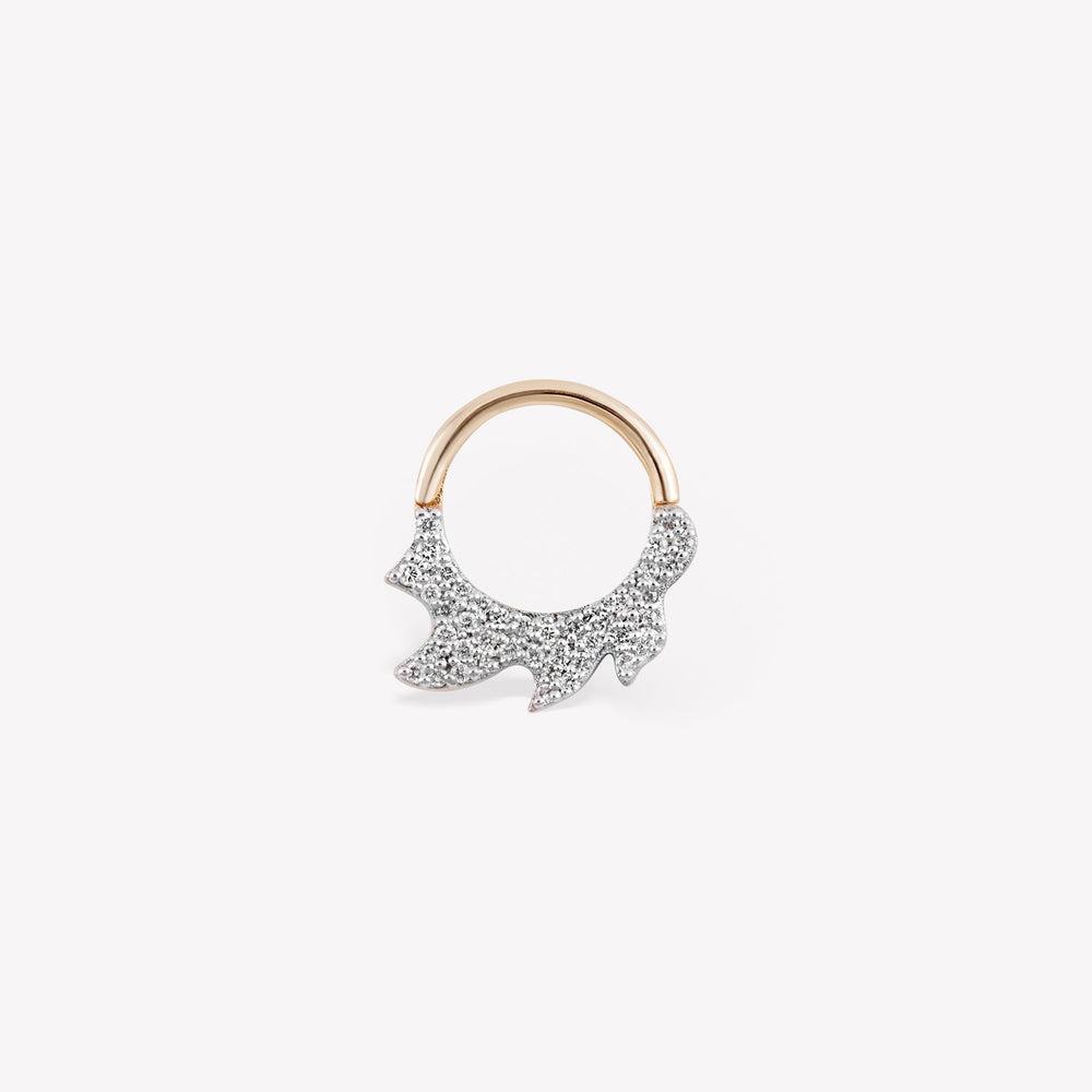 Shimmery Lucia Hoop Piercing