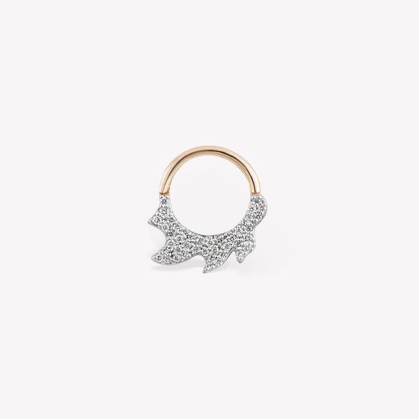 Shimmery Lucia Hoop Piercing