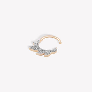 Shimmery Lucia Hoop Piercing
