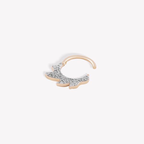 Shimmery Lucia Hoop Piercing