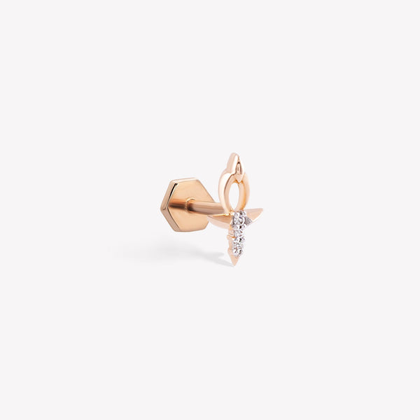 Ankh Stud Piercing
