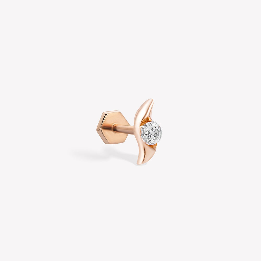 Twin Peaks Stud Piercing
