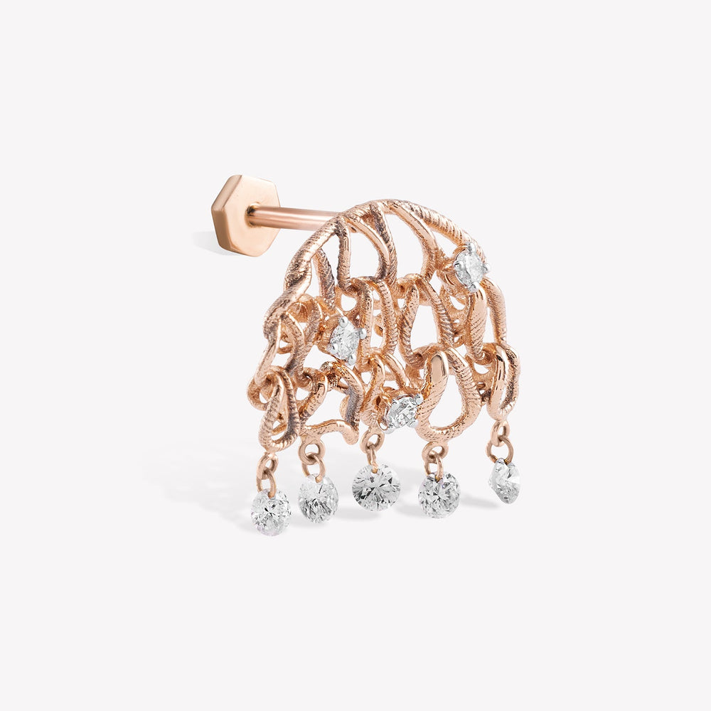 Intarsia Dangling Piercing