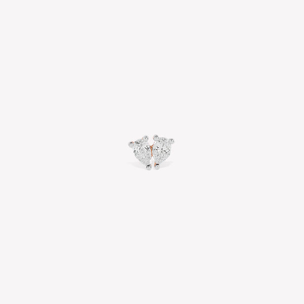 Duo Pear Stud Piercing