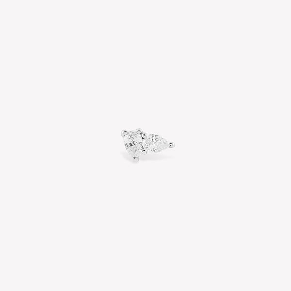 Duet Pear Stud Piercing