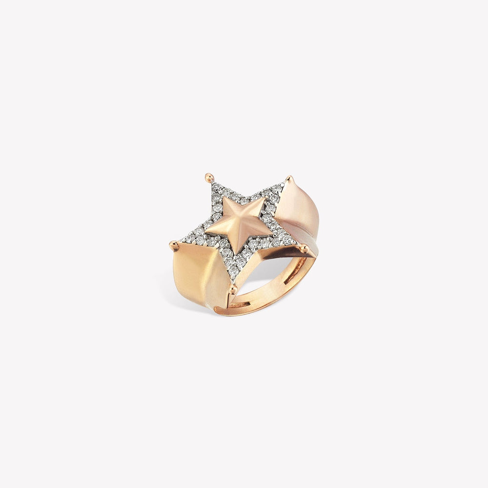 Sheriff Star Pinky Ring