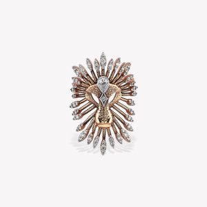 Shimmery Leo Ring