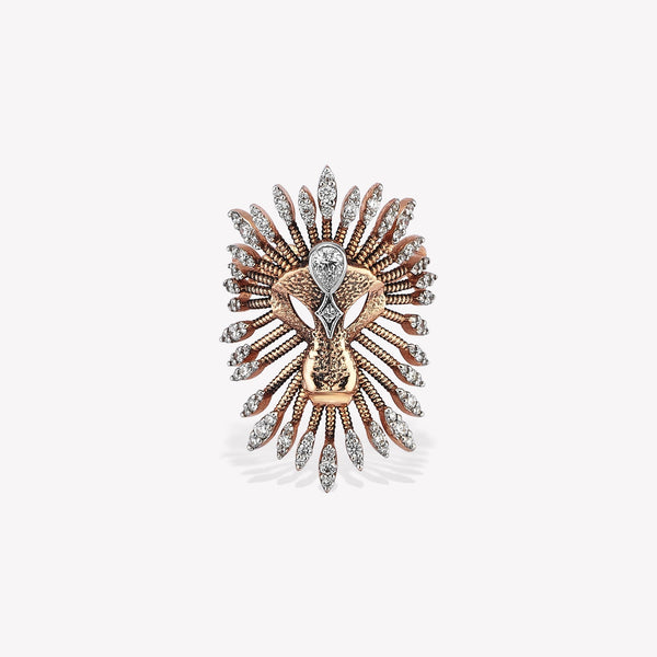 Shimmery Leo Ring