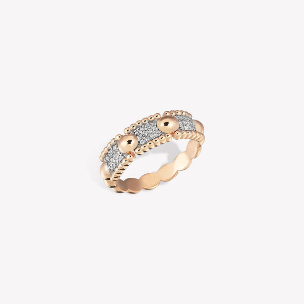 Beads Pavé Ring