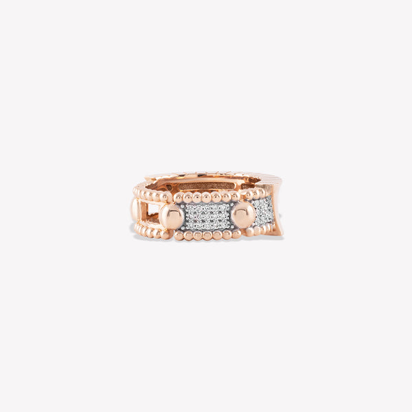 Trio Beads Arc Pinky Ring