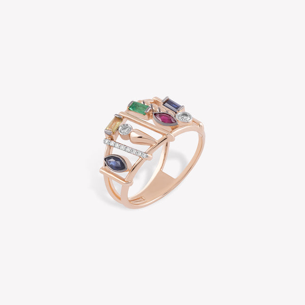 Confetti Pinky Ring