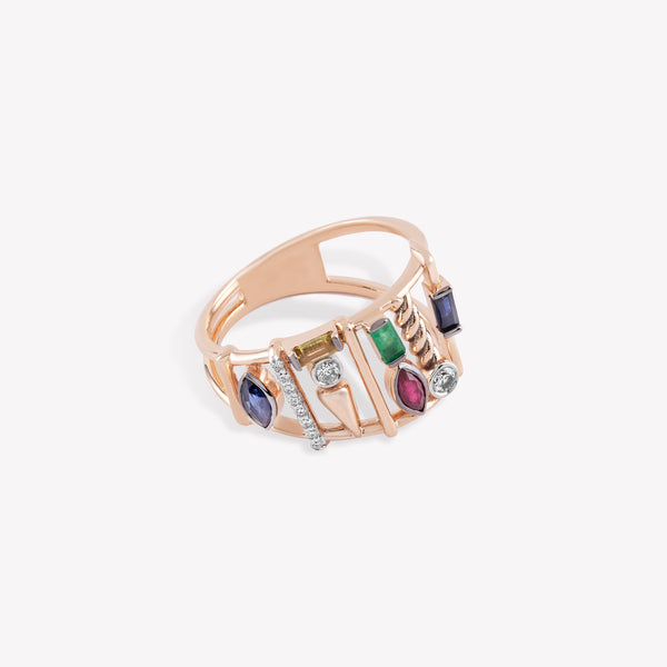 Confetti Pinky Ring