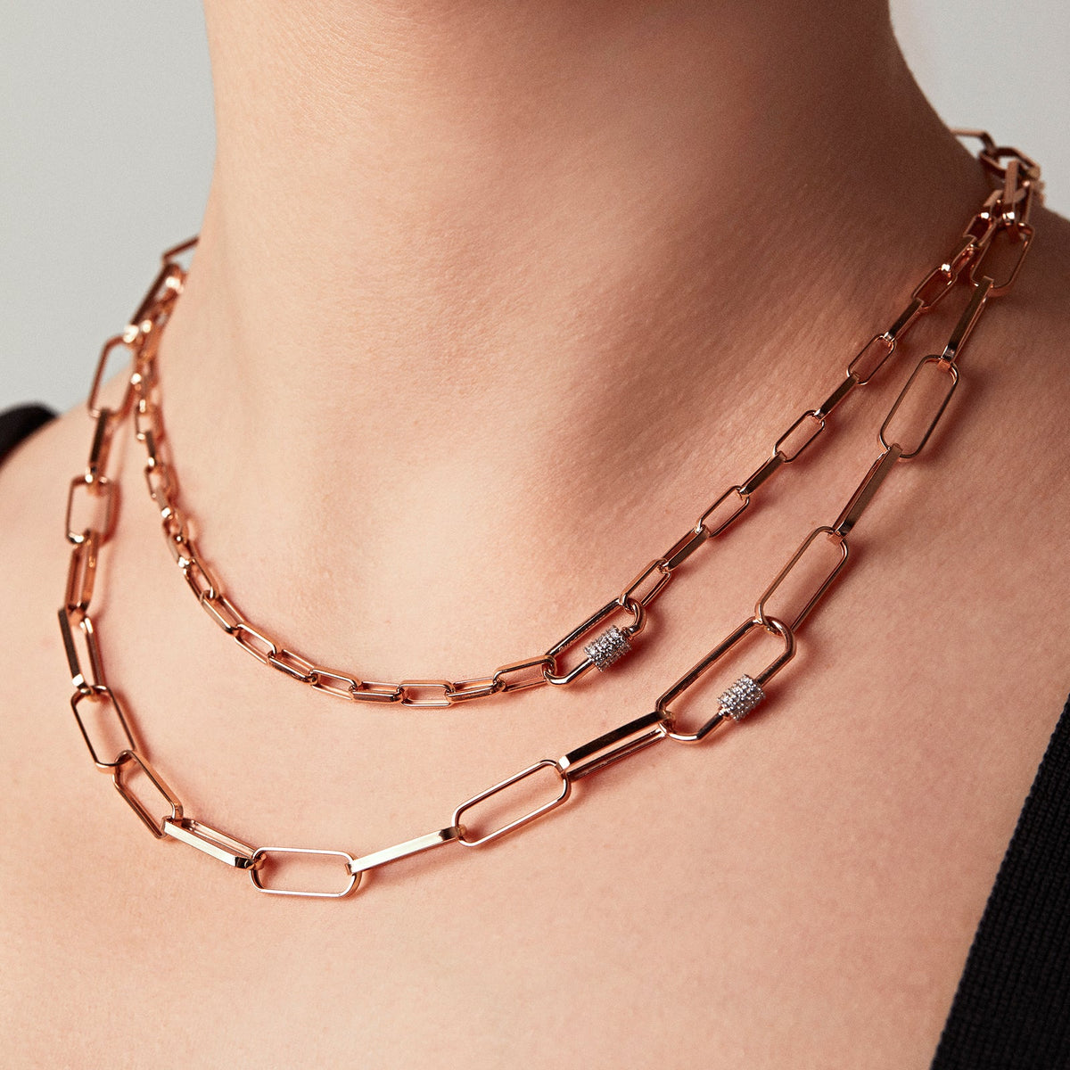 Rectangle Chain Necklace