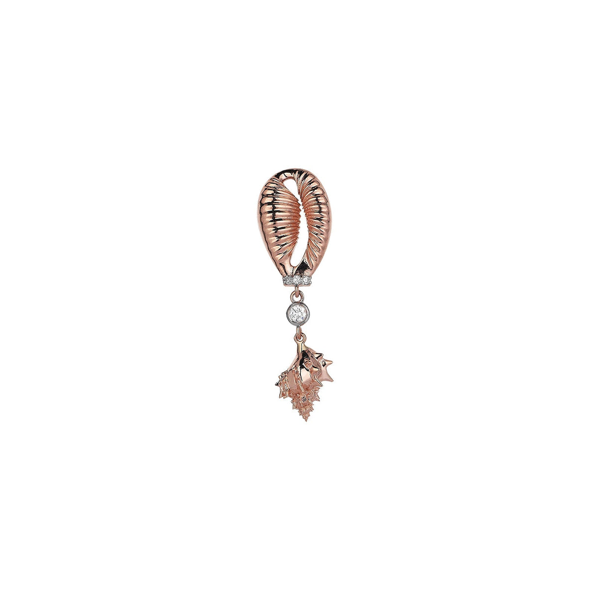 Cowrie Dangling Earring