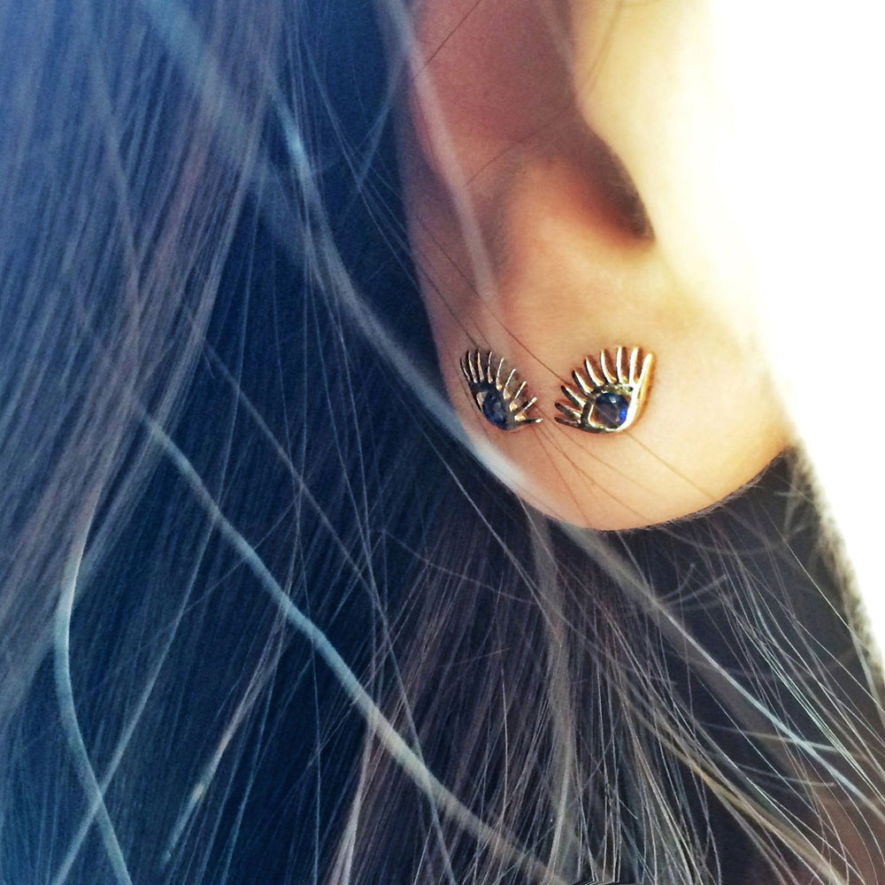 Evil Eye Maxi Stud Earring