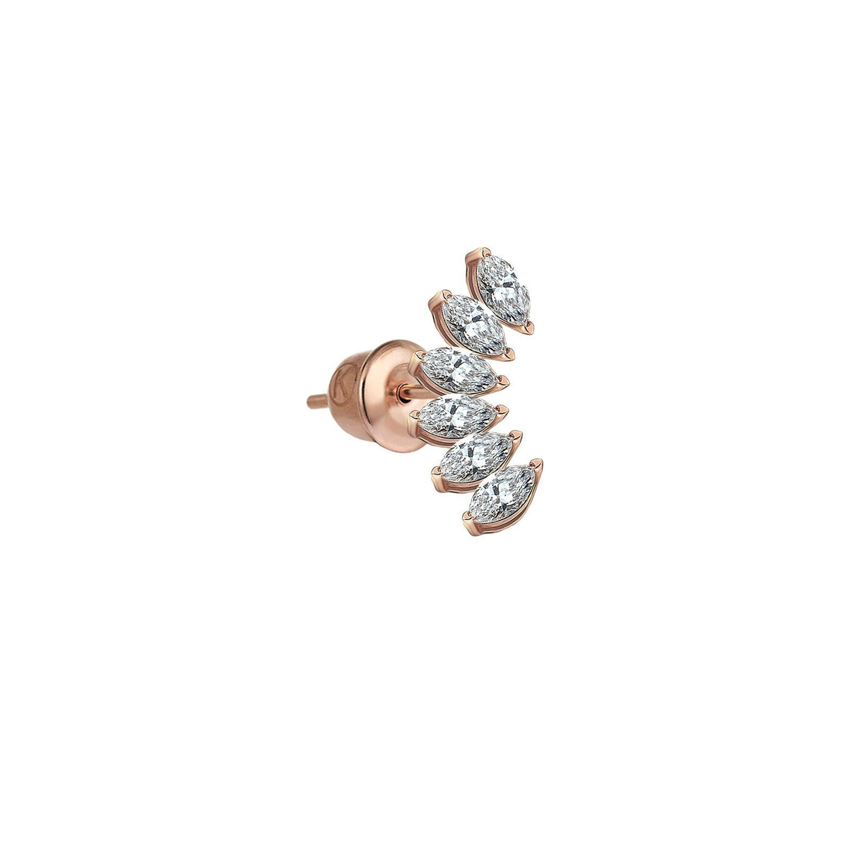 6 Diamonds Marquise Earring