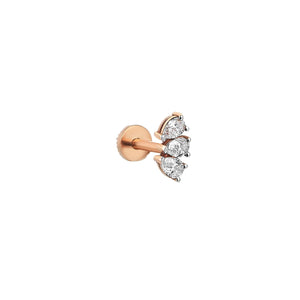 Trio Teardrop Mini Stud Piercing