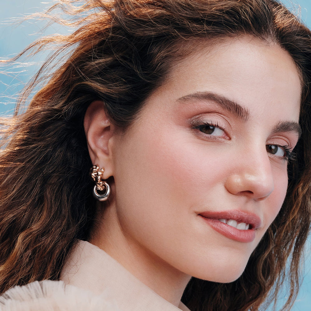 Salted Popcorn Dangling Earring