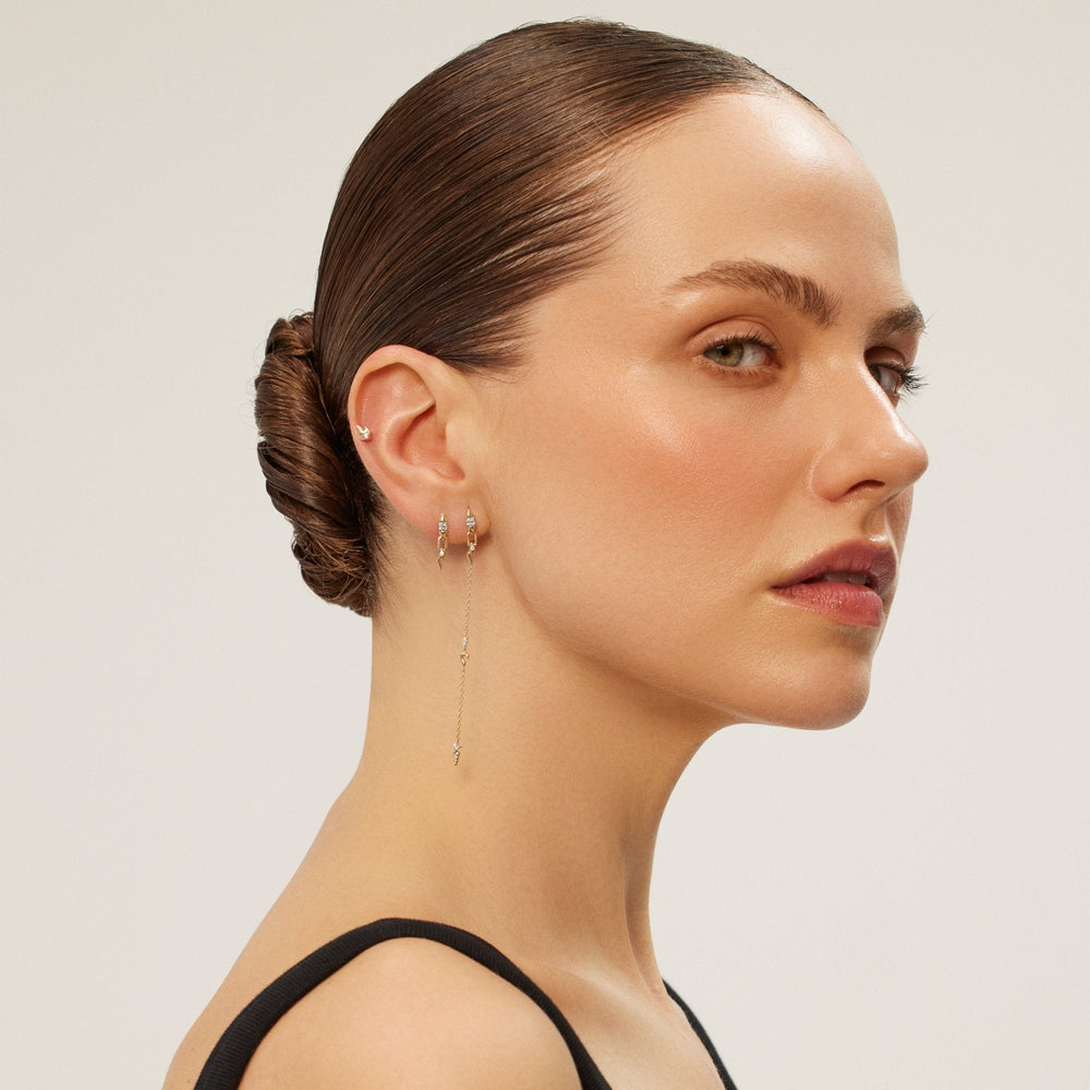 Fire Jet Maxi Dangling Earring