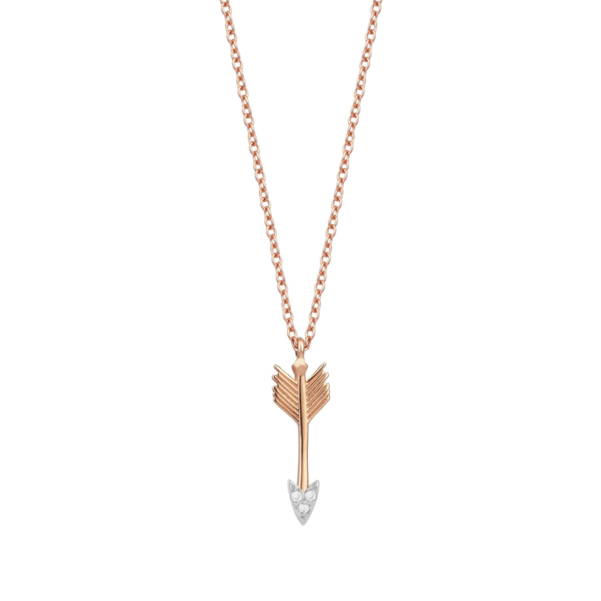 Mini Arrow Slim Chain Necklace