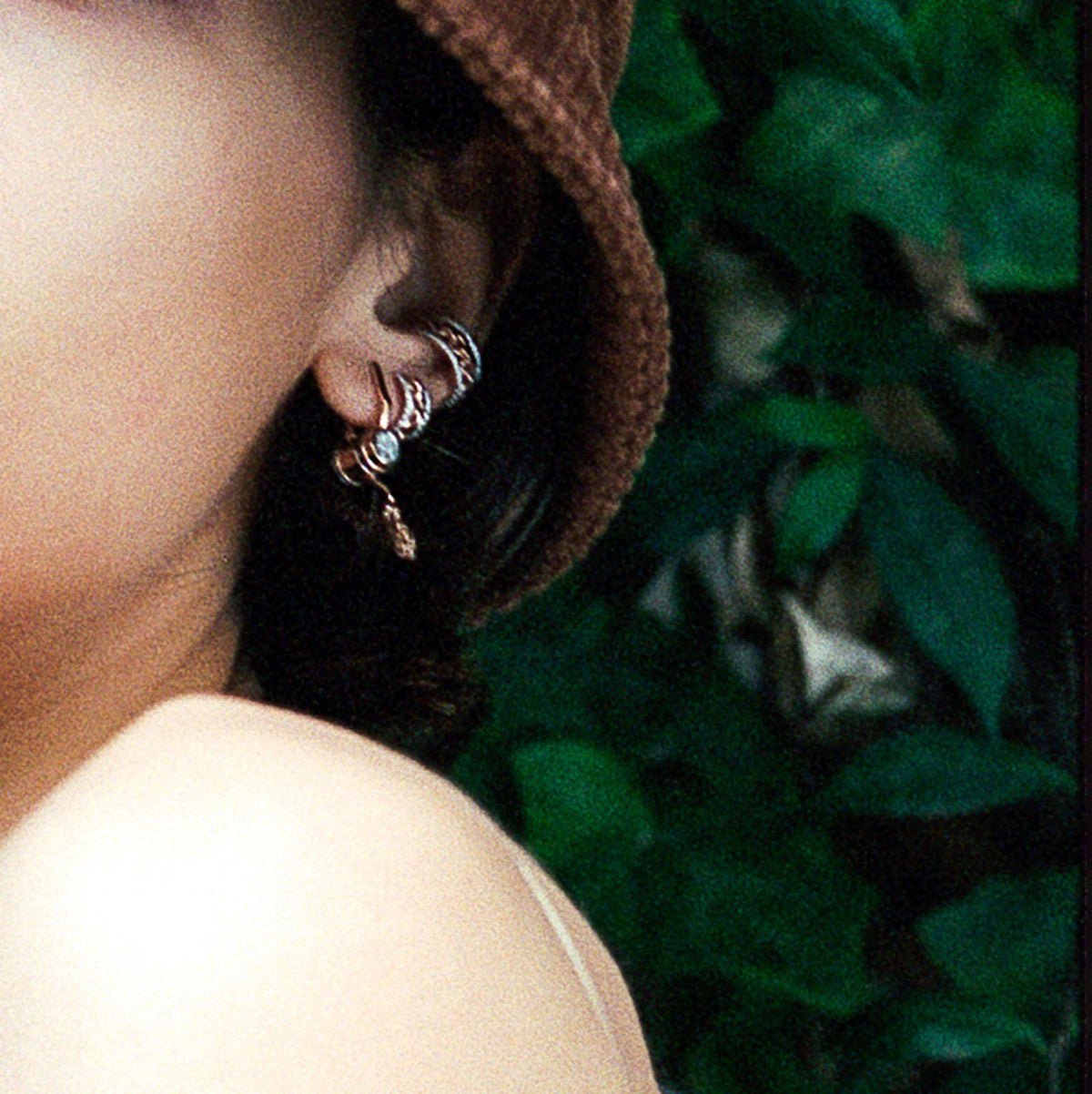 &quot;Chain Reaction&quot;Cuff Earring