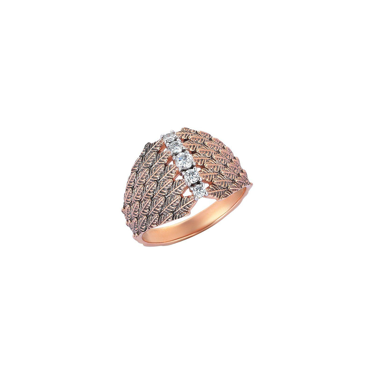 Feather Cage Ring