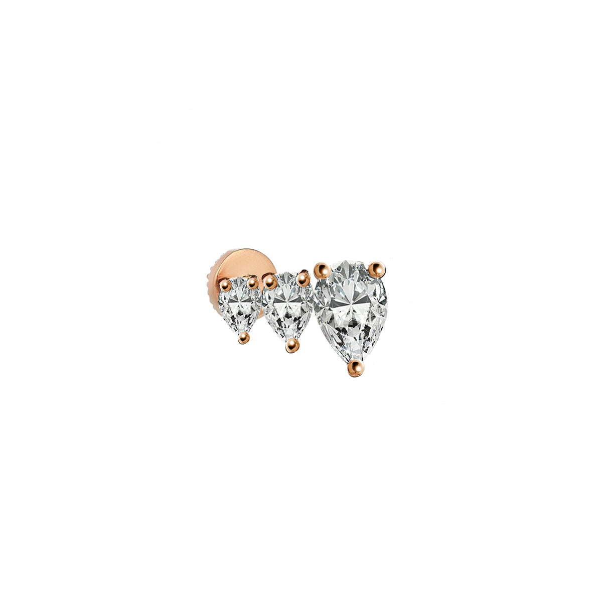 Teardrop Trio Piercing