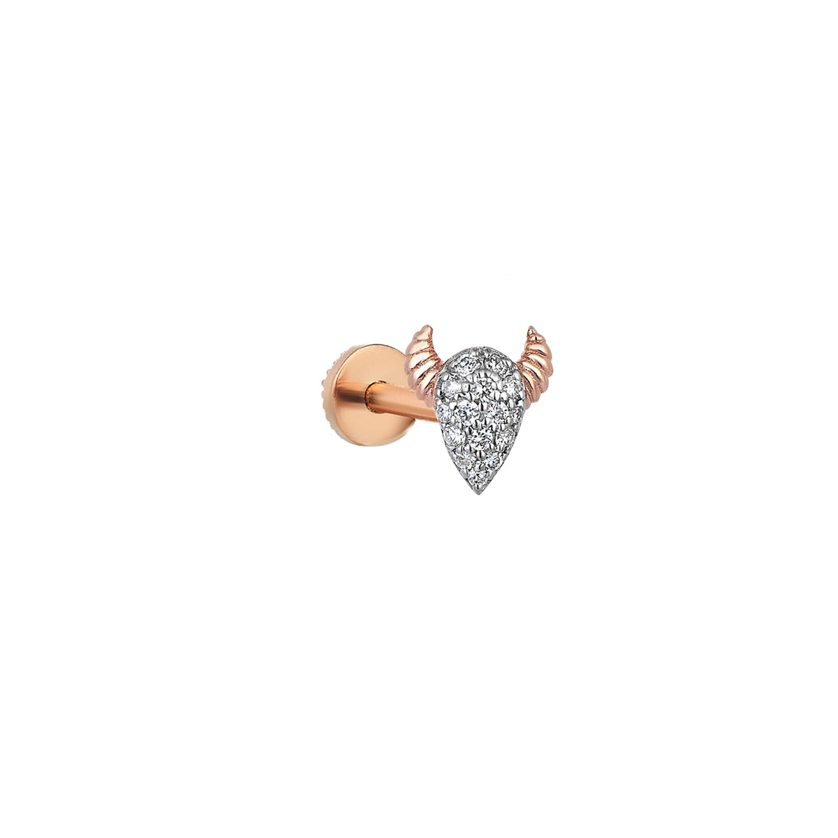 Bull Pave Piercing