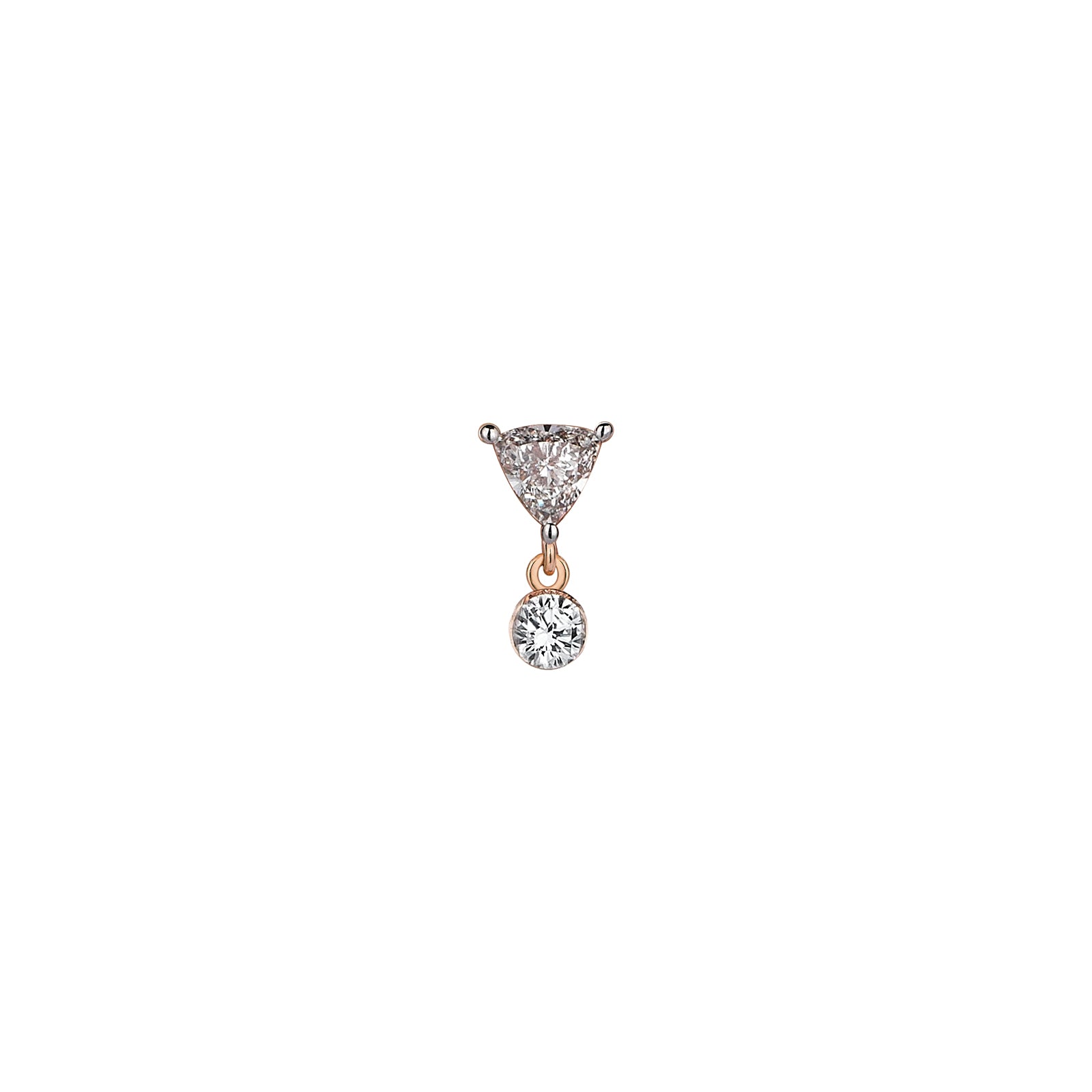 Celeste Earring Roslow Gold / White Brilliant Diamond