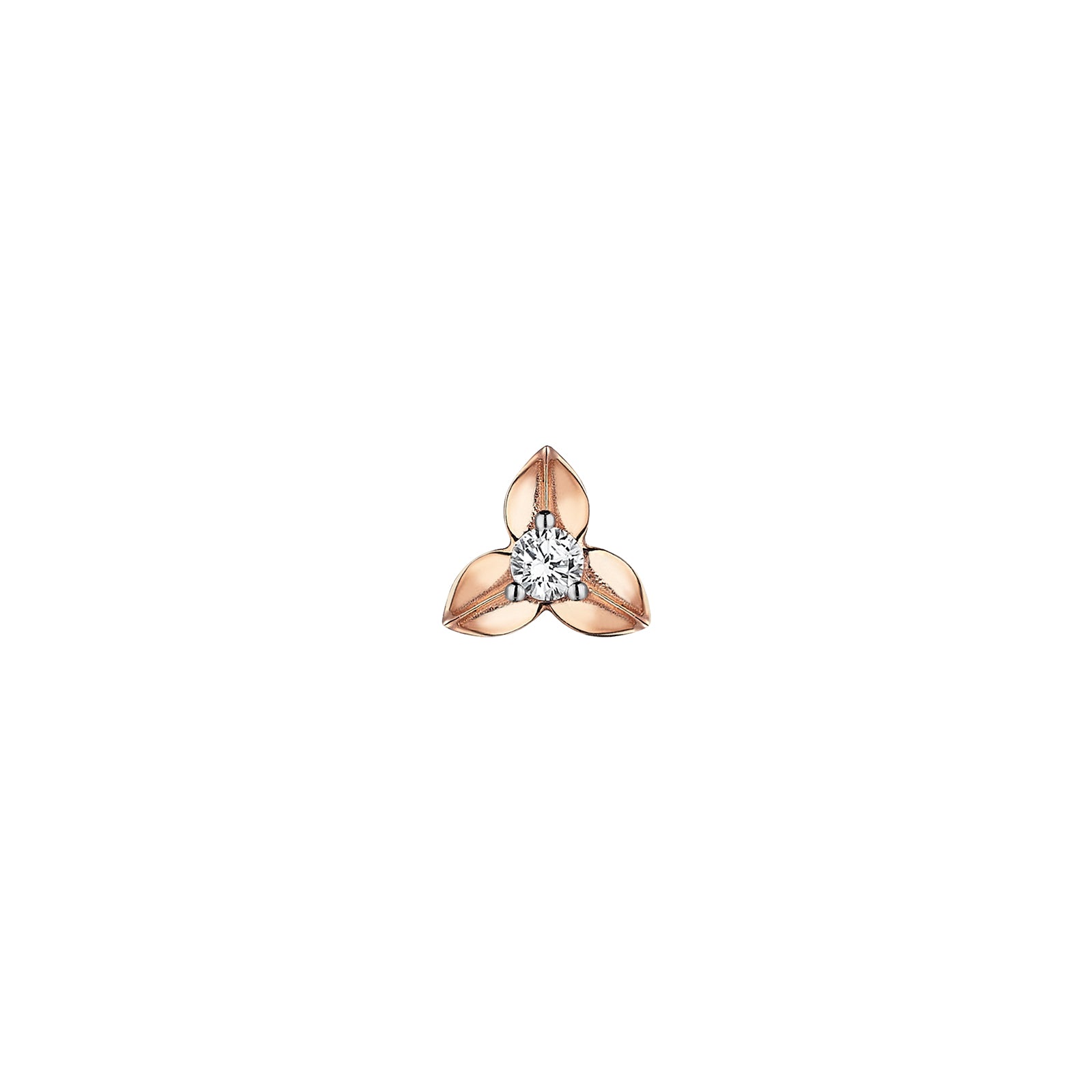 Peony Earring Roslow Gold / White Brilliant Diamond