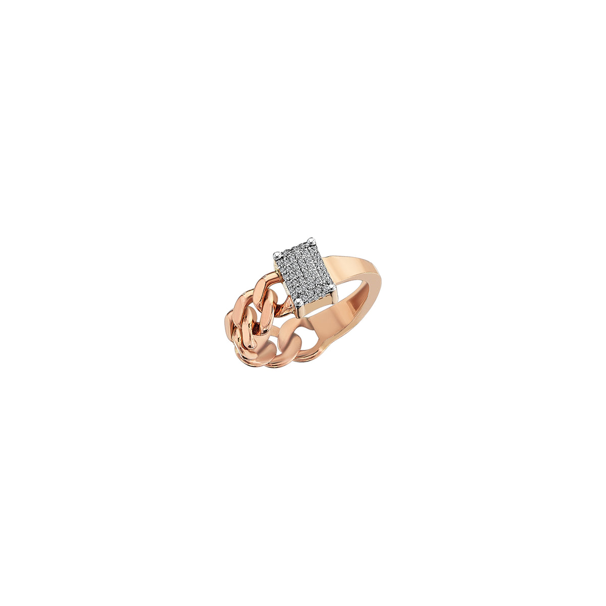 Bound Pinky Ring Roslow Gold / White Brilliant Diamond / 2 (EU 42)