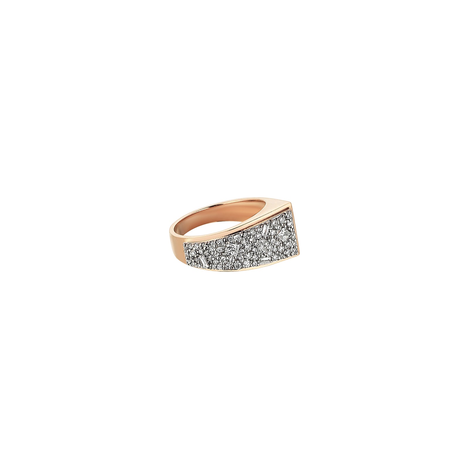 Aimee Pinky Ring Roslow Gold / White Brilliant Diamond / 2 (EU 42)