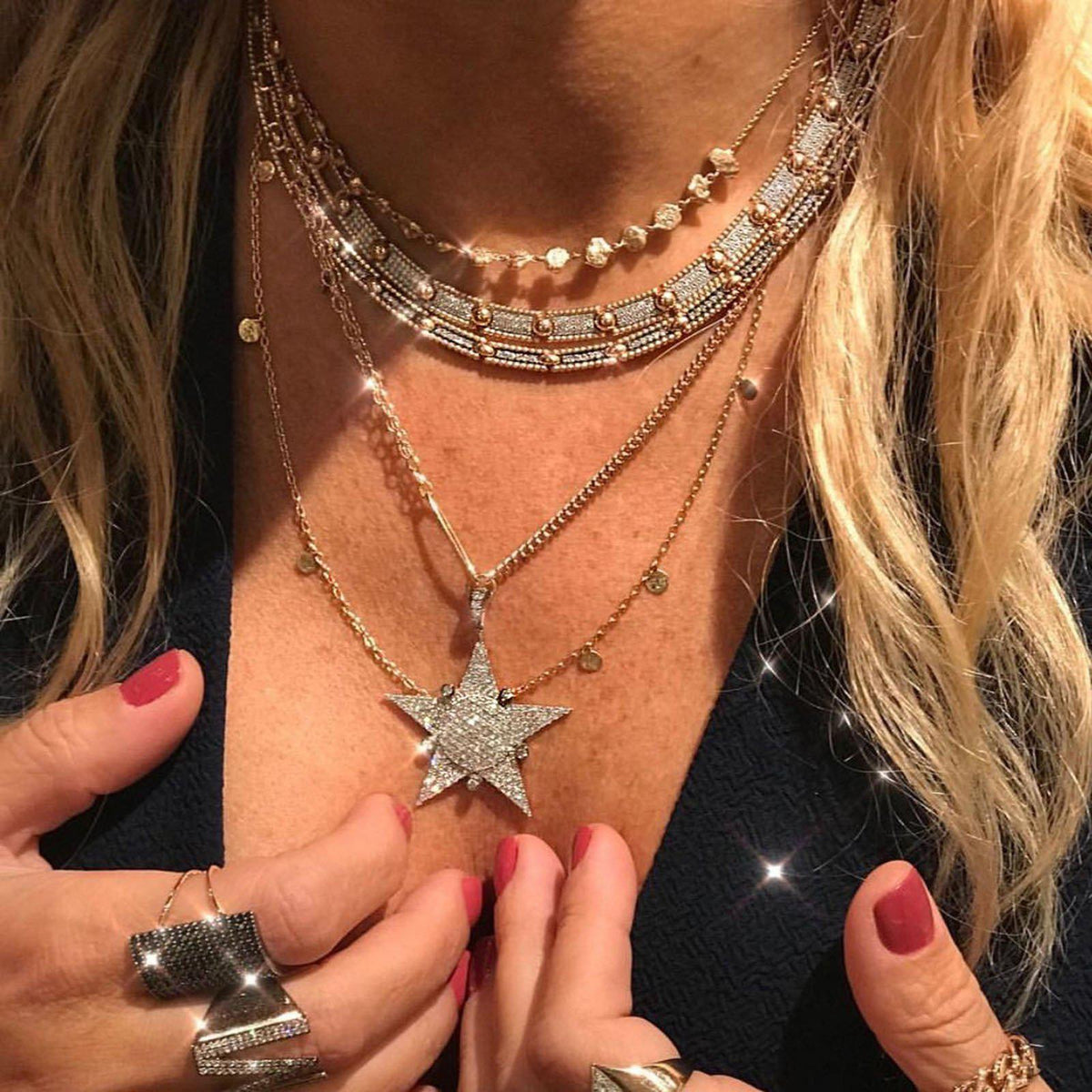 Maxi Eclectic Star Necklace